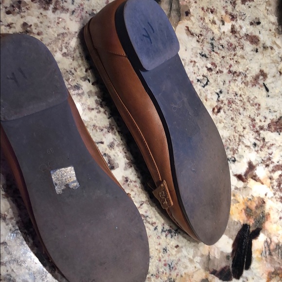 Aldo Penny Loafers Leather Ballet Flats - Picture 4 of 4